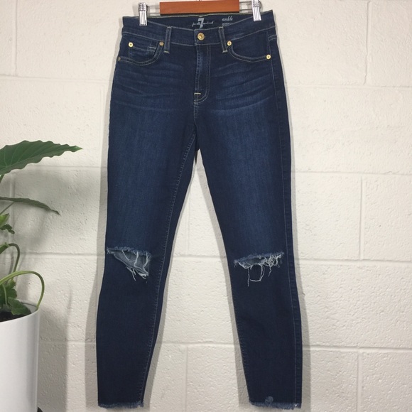 7 For All Mankind Denim - 7FAM Women's Ankle Gwenevere Skinny Jeans